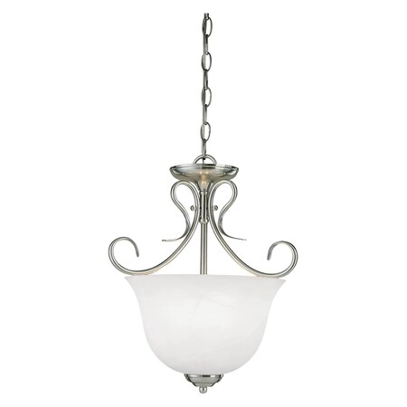 Millennium Satin Nickel Contemporary 3 Light Pendant 743-SN